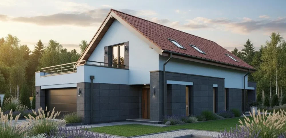 Проект Двухэтажный дом 9 на 22, 174 м2