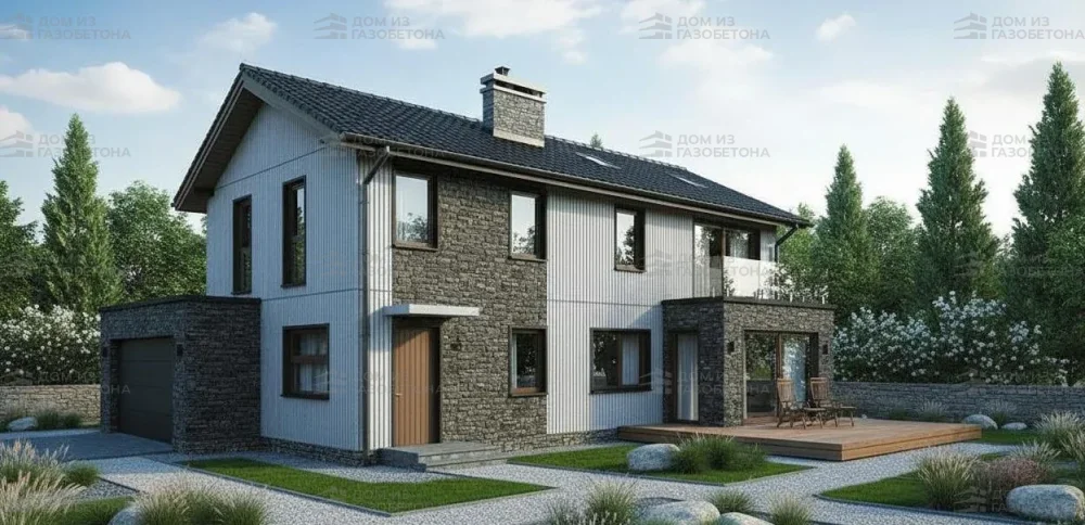 Проект Одноэтажный дом 12 на 10, 85 м2