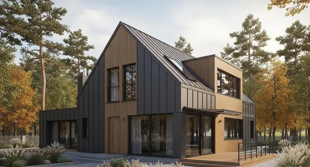 Проект Двухэтажный дом 16 на 13, 207 м2