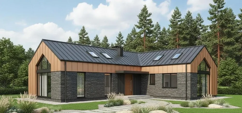 Проект Двухэтажный дом 12 на 19, 233 м2