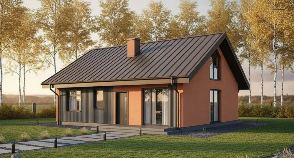 Проект Двухэтажный дом 10 на 10, 135 м2