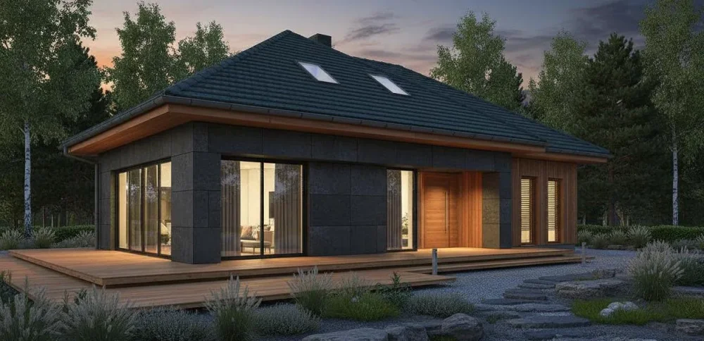 Проект Двухэтажный дом 13 на 16, 212 м2