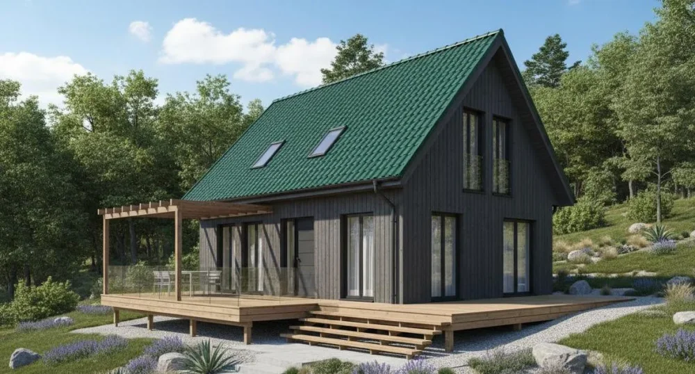 Проект Двухэтажный дом 8 на 9, 81 м2