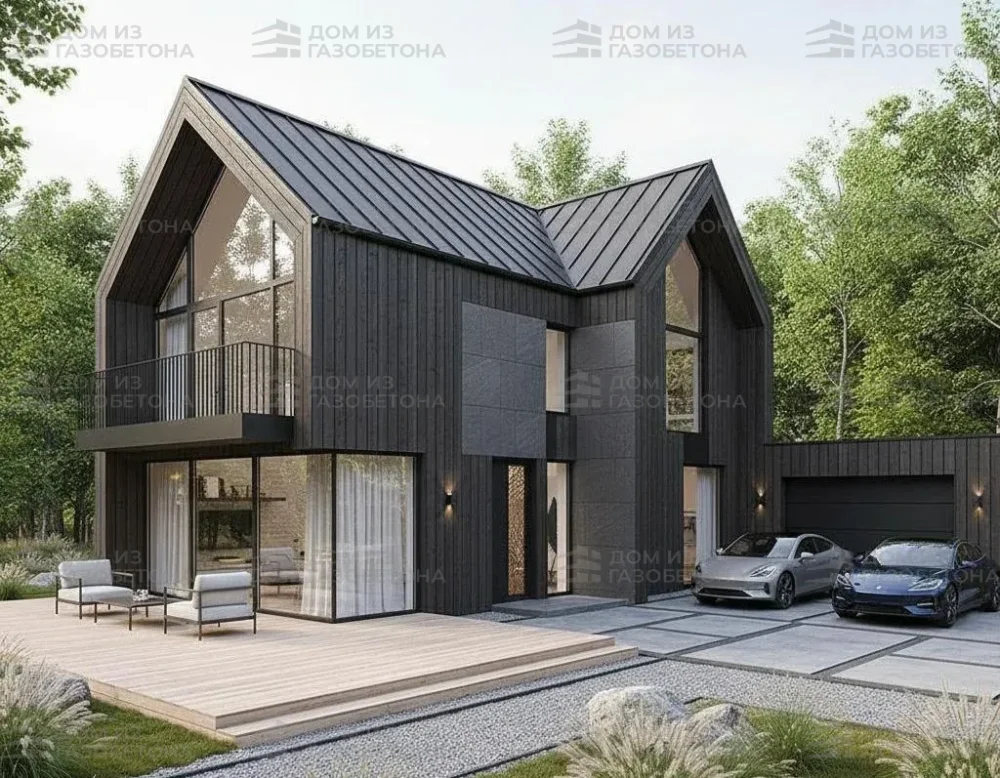 Проект Одноэтажный дом 8 на 15, 87 м2