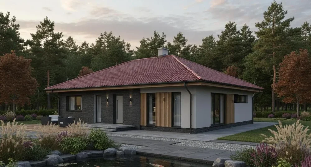 Проект Одноэтажный дом 12 на 17, 135 м2