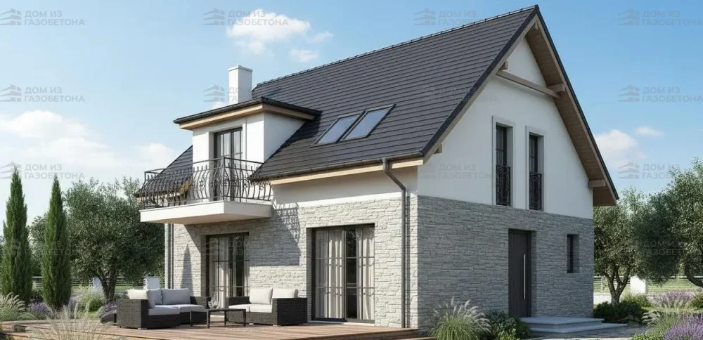 Проект Двухэтажный дом 16 на 10, 172 м2